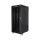 19" 22U 800x800 freist. LCD Glastür (FlatPack) sw (Speditionsversand)