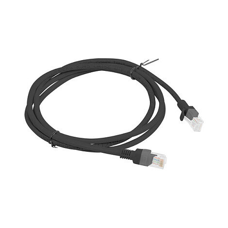 LANBERG Patchkabel CAT.5E UTP 1,5m Fluke Zertifikat schwarz