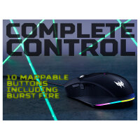 Acer Gaming Maus Predator CESTUS 335 19.000DPI 10 prog.Tast