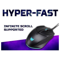 Acer Gaming Maus Predator CESTUS 335 19.000DPI 10 prog.Tast
