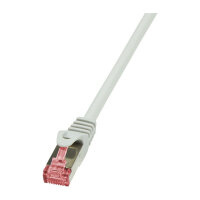 Logilink Patchkabel CAT6 S/FTP AWG27 PIMF 0,25m grau