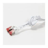 Logilink Flachpatchkabel RJ45 U/FTP Cat6A 0.50m weiß
