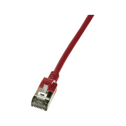 Logilink Patchkabel CAT6A U/FTP TPE SlimLine rot 1,0m