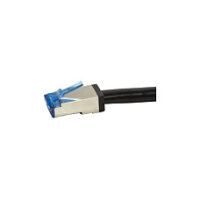 Logilink Outdoor PE Patchkabel CAT.6A S/FTP, schwarz, 1,0m