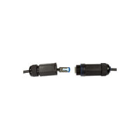 Logilink Outdoor PE Patchkabel CAT.6A S/FTP, schwarz, 1,0m