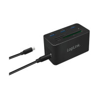 Logilink Dockingstation USB 3.2 (G1) HDMI,10-Port,PD4,schw.