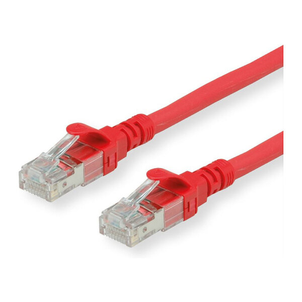 ROLINE Patchkabel Cat.6A S/FTP (PiMF), Component Level, LSOH, rot, 10 m