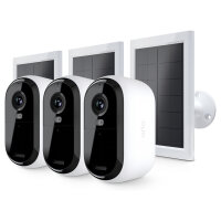 ARLO ESSENTIAL 2 2K Outdoor Camera 3pack W/3 Solar Panel...