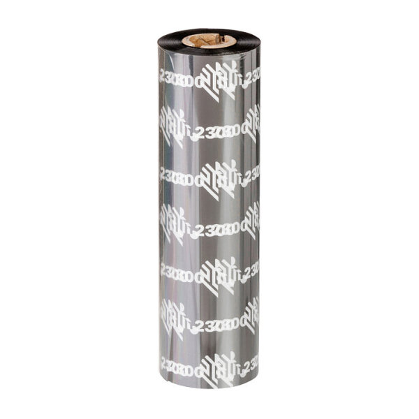 ZEBRA Farbband Wachs 2300 110mmx74m schwarz,Thermotransfer,12erPack
