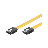 Goobay SATA-6Gb/s Flachbandkabel 20cm gelb
