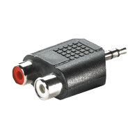 VALUE 3,5mm ST zu Cinch 2x BU Adapter