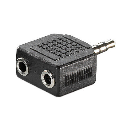VALUE 3,5mm Adapter 1x ST 2x BU