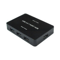VALUE USB 3.2 Gen 1 Desktop Hub 7 Ports mit Netzteil