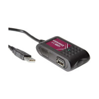 VALUE USB 2.0 Verlngerung, 2fach, schwarz, 5 m