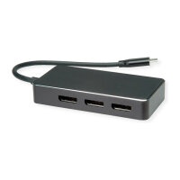 VALUE Multi-Display Adapter USB Typ C - 3x DP,...