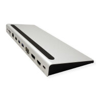 VALUE USB 3.2 Gen 2 Typ C Multiport Docking Station, 4K HDMI/DP, VGA, USB, Card Reader, PD, LAN, Audio