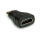 VALUE HDMI Adapter HDMI - HDMI Mini, BU/ST