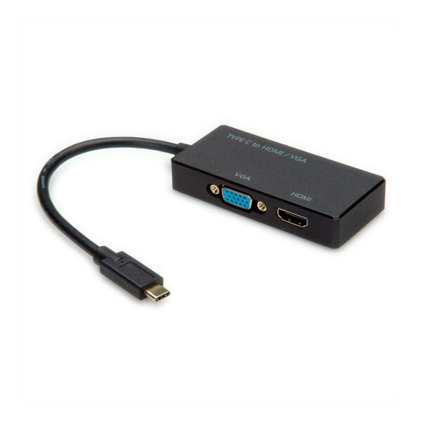 VALUE Display Adapter USB Typ C - VGA / HDMI