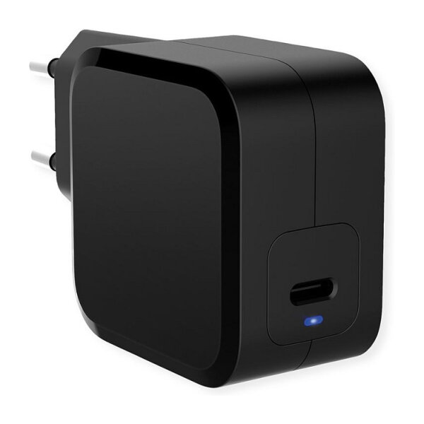 VALUE USB Charger mit Euro-Stecker, 1 Port (Typ-C PD), 45W