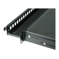 VALUE 19-Zoll-Spleibox leer 1 HE, ausziehbar, 24x SC SX / LC DX