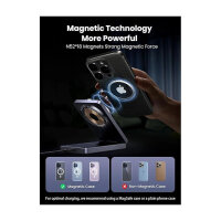 UGREEN W528 Magnetic Wireless Charger 2-in-1 Ladestation fuer Qi?fhige Gerte faltbar grau