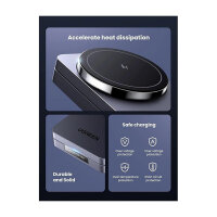 UGREEN W528 Magnetic Wireless Charger 2-in-1 Ladestation fuer Qi?fhige Gerte faltbar grau