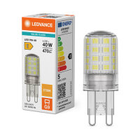 Osram LED PIN G9 P 4.2W 827 Clear G9 LED-Lampen mit Retrofit-Stecksockel G9 LED PI