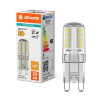 Osram LED PIN G9 P 2.6W 827 Clear G9 LED-Lampen mit Retrofit-Stecksockel G9 LED PI