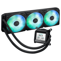 K ASUS PRIME LC 360 ARGB LCD Schwarz Komplettwasserkühlung für CPUs