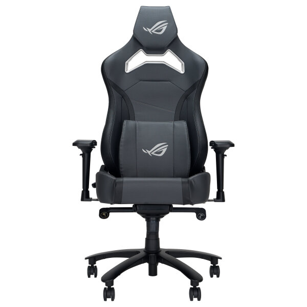 ASUS ROG Chariot X Core Gaming-Stuhl - Aura RGB Beleuchtung, 4D-Armlehnen, Grau