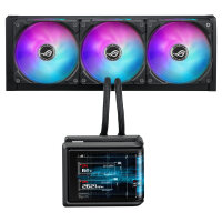 K ASUS ROG RYUO IV SLC 360 ARGB Komplettwasserkühlung für AMD und Intel CPUs schwarz