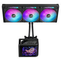 K ASUS ROG RYUO IV SLC 360 ARGB Komplettwasserkühlung für AMD und Intel CPUs schwarz