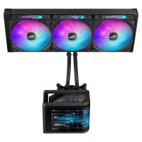 K ASUS ROG RYUO IV SLC 360 ARGB Komplettwasserkühlung für AMD und Intel CPUs schwarz
