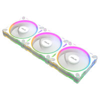 120mm ASUS PRIME MR120 ARGB Reverse Triple Pack Gehäuselüfter weiß, 120 mm, PWM
