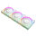 120mm ASUS PRIME MR120 ARGB Reverse Triple Pack Gehäuselüfter weiß, 120 mm, PWM