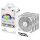 120mm ASUS TUF GAMING TR120 ARGB 3x Gehäuselüfter Reverse weiß, 120 mm, PWM