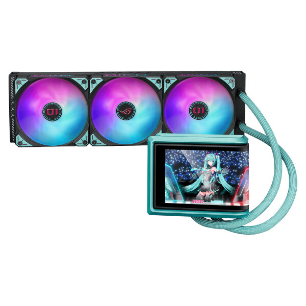 K ASUS ROG RYUO IV SLC 360 ARGB MIKU Komplettwasserkühlung für CPUs