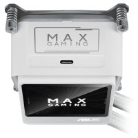 K ASUS MAX GAMING LC 360 ARGB LCD White Komplettwasserkühlung für CPUs