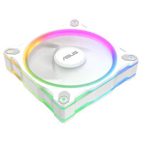 120mm ASUS PRIME MR120 ARGB Gehäuselüfter weiß, 120 mm, PWM