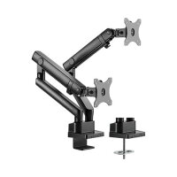 ICYBOX Monitorständer, für 2x Monitore, bis zu 32" mit Tischhalterung