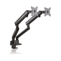 ICYBOX Monitorständer, für 2x Monitore, bis zu 32" mit Tischhalterung