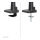 Neomounts ACE DS70-256BL1 Gaming Monitorarm Tischhalterung 61-145 cm 24-57 Zoll