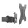 MANHATTAN Monitorarm fuer ein Display von 33,02-81,28 13Z-32Z bis 8kg 2-fach schwenkbar +/-45Grad neigbar 360Grad schwenkbar schwarz
