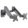 Manhattan TV & Monitor Mount, Wall, Full Motion (Gas Spring)