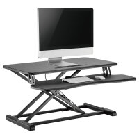 Equip Monitortisch mit Sitz-Stehbankerhöhung 15Kg sw