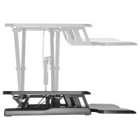 Equip Monitortisch mit Sitz-Stehbankerhöhung 15Kg sw