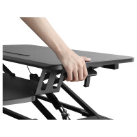 Equip Monitortisch mit Sitz-Stehbankerhöhung 15Kg sw