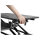 Equip Monitortisch mit Sitz-Stehbankerhöhung 15Kg sw