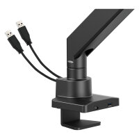 MANHATTAN Tischhalterung 1 Monitor 17-57" 27kg mit USB Ports