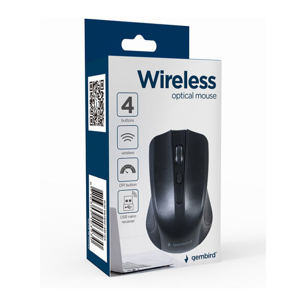 Wireless Mouse Optical Black
